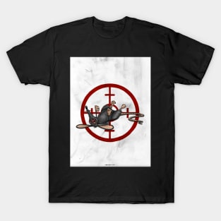 NIGHT RATS STUDIO TARGET PRINT WHITE T-Shirt